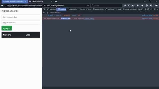 #13 Práctica creación de Objetos/Array - Curso de JavaScript desde cero para principiantes смотреть онлайн