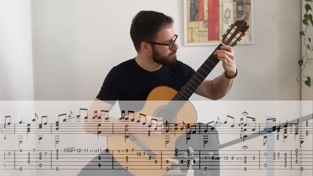 Tárrega - ADELITA (MAZURKA) (whit score and TAB) смотреть онлайн