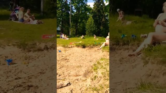 Бисеровское озеро. Купальный сезон открыт. смотреть онлайн