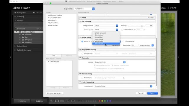 Lightroom CC 2019 Öğreniyorum - 9 / Dışa Aktarma (Export) смотреть онлайн