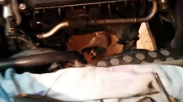 Замена прокладок теплообменника OPEL VECTRA Z18XER часть1 смотреть онлайн