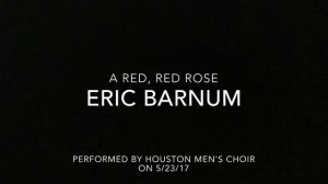 A Red, Red Rose By Barnum