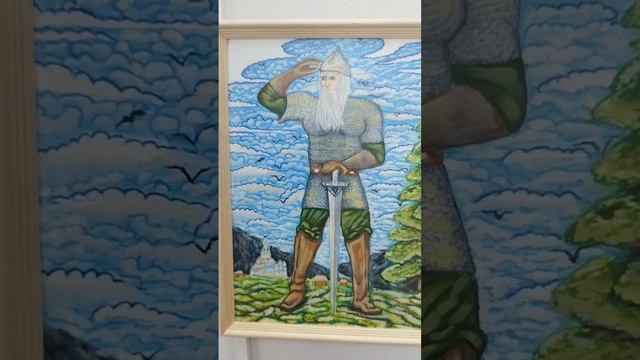 Рисунок богатыря. Изостудия INDIGO смотреть онлайн