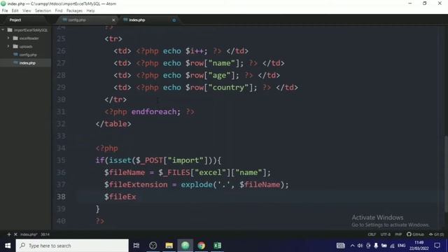 Import Data From Excel To MySQL Using PHP | PHP MySQL Excel Tutorial