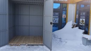 Каркасный Металлический Хоз.Блок из Профнастила. Обзор Конструкции. Изготовление на Заказ. Челябинс