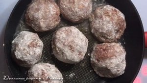 Рецепт. Тефтели в сметанном соусе