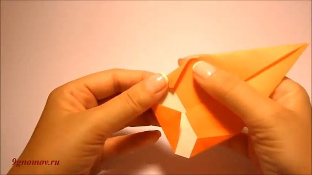 Фрукты и овощи в технике оригами.Морковка