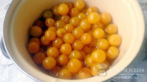 Варенье из желтой алычи с косточкой