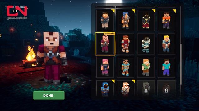 Minecraft Dungeons - How to Change Skin & Hero Skins SHOWCASE смотреть онлайн