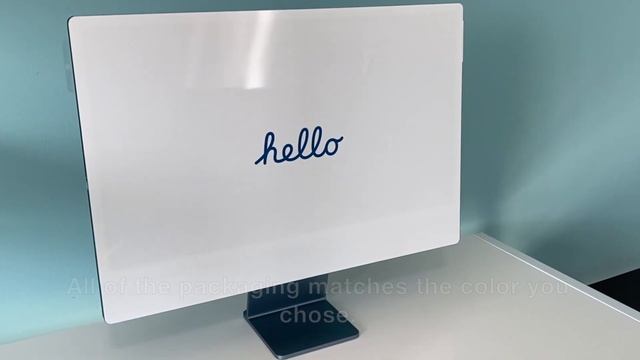 Blue Apple 24" iMac M1 Aesthetic Unboxing | Initial Thoughts