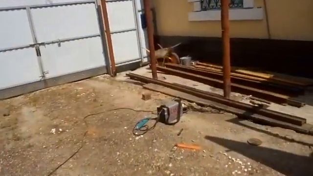 Навес для машины своими руками 1 часть