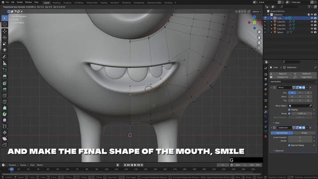 Blender 3D | Character Modeling | Tutorial For Beginners | Mike Wazowski