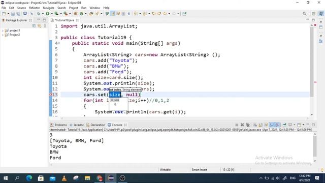 ArrayList in Java | Java ArrayList | Java Beginners Tutorial #19