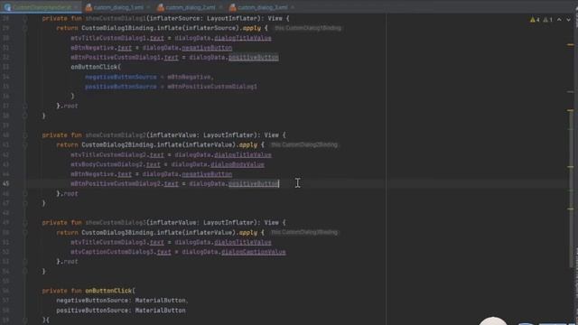 Custom Popup Dialog Kotlin Android Studio with View Binding