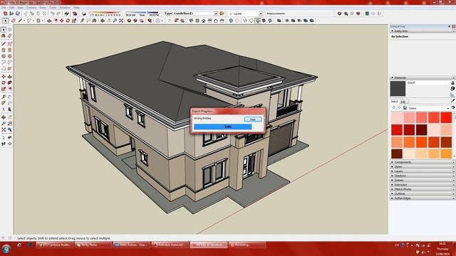 Export 3D Model from SketchUp to 3D Pdf смотреть онлайн