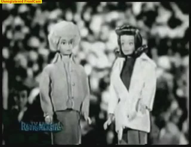 1963 Один из первых рекламных роликов кукол Барби