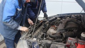 Замена радиатора двигателя галант 9