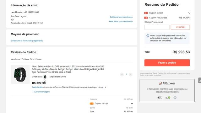 ALIEXPRESS ULTRA PROMOÇÃO / PRODUTOS XIAOMI, JBL e SMARTWATCHES com SUPER DESCONTOS/CUPONS смотреть онлайн