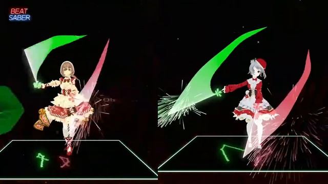 BeatSaberJingle Bells  Gwen Stefani低スペックPCとOculus Quest 2だけでトラッキング