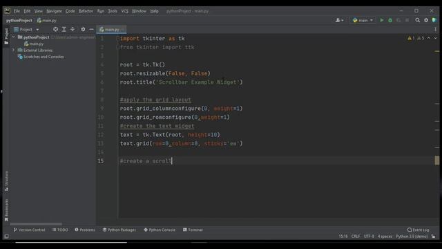 How do you make a scrollbar in Python? | How to make scrollbar in Python Tkinter 2022