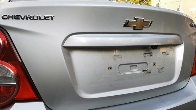 Квадратный номер на Chevrolet Aveo T300 смотреть онлайн