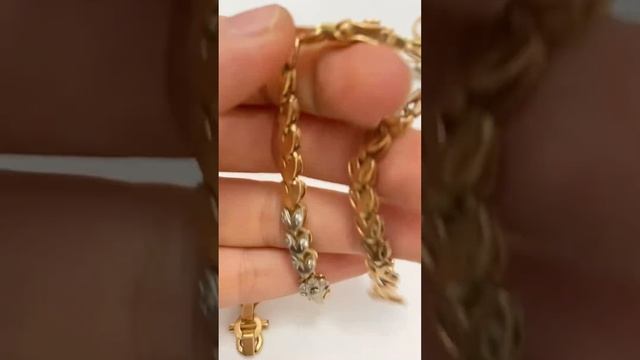 Золотые часы браслет браслет СССР 583