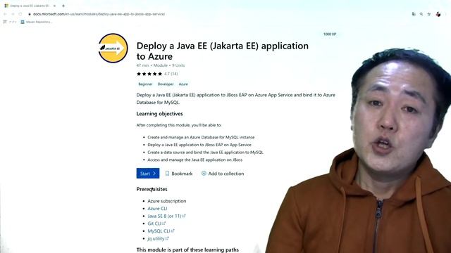 Deploy a Java EE (Jakarta EE) application to Azure смотреть онлайн