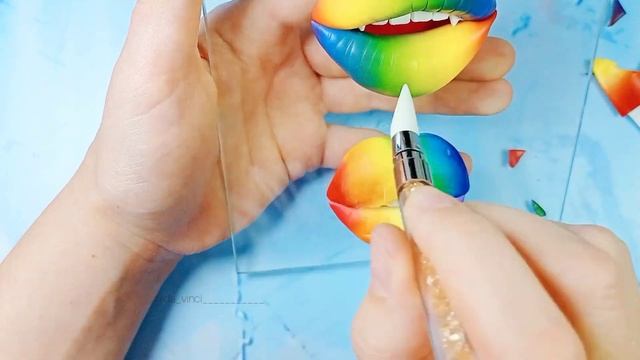 Брошь Губы из полимерной глины / мастер класс/ губы из полимерной глины смотреть онлайн