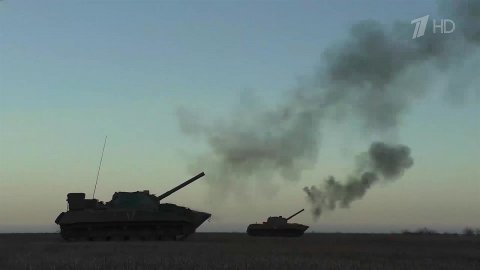 Минобороны сообщает об уничтожении в Херсонской области крупного склада топлива боевиков