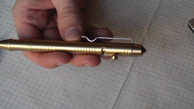 Тактическая ручка с затвором :-)  Распаковка и обзор хорошей ручки