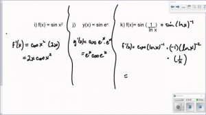 5.4 Derivatives of y= sinx and y = cosx