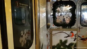 Новогодний поезд (Еж3) на Замоскворецкой линии