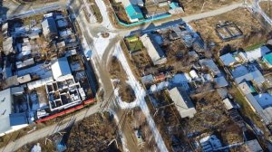 п. Таёжный ХМАО-Югра с высоты 26.10.2022