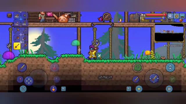 СЛИЗНИ ПАДАЮТ С НЕБА 💀 | Terraria. #6 смотреть онлайн