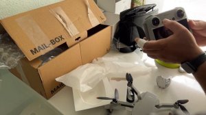 DJI Mini 3 Pro распаковка первый полет.