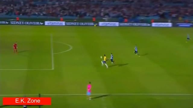 Гол Неймара. Бразилия на чужом поле уничтажает Уругвай 1:4. 24.03.2017 смотреть онлайн