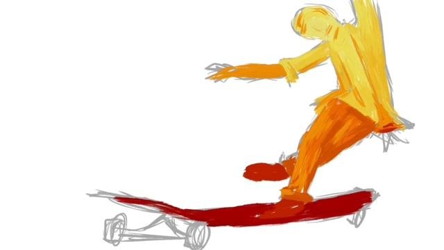 Рисунок СКЕЙТБОРД Speedart Рисунки залипательное видео прикольное видео