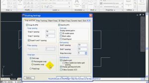 Привязка к сетке в AutoCad 2011