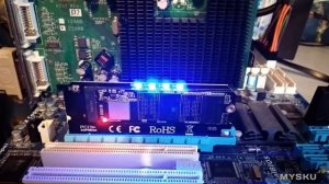 Тестирование переходника PCI-E x4 to M.2. Расширяем функционал материнской платы. | #Обзор
