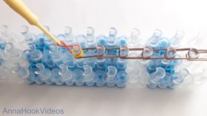 ✴ Фигурка ФАКЕЛ из резинок ✴ Как сплести фигурки из резинок на станке