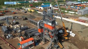 160 тонн в час: МУАД запустил новый асфальтобетонный завод