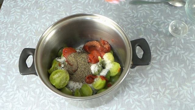 Вот как использовать зеленые помидоры! Икра из зелёных помидор