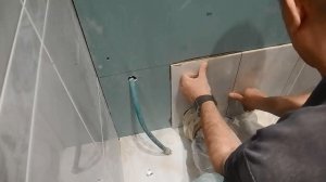 Разборный короб,из гипсокартона и плитки ч.3