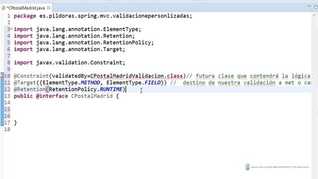 Curso Spring. Validación de formularios VII. Validaciones propias. Vídeo 44 смотреть онлайн