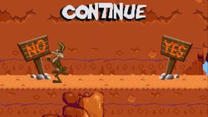 Desert Demolition Starring Road Runner and Wile E. Coyote Mega Drive/Genesis - Game Over