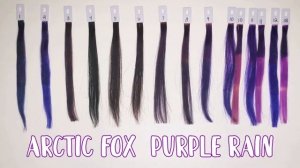 Arctic Fox POSEIDON and PURPLE AF Mixed | Hair Swatches