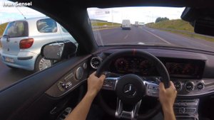 2019 MERCEDES AMG E53 BRUTAL Sound Exhaust POV Drive Acceleration Better than BMW?!