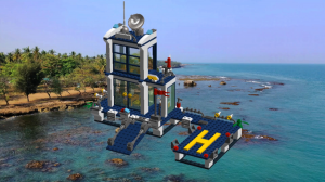 LEGO Мультик 3D City Участок морской полиции.