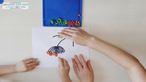 Веточка рябины из пластилина. Поделка в садик, школу!