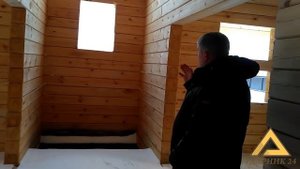 Строительство дома из строганого бруса 200*200 мм. Описание.